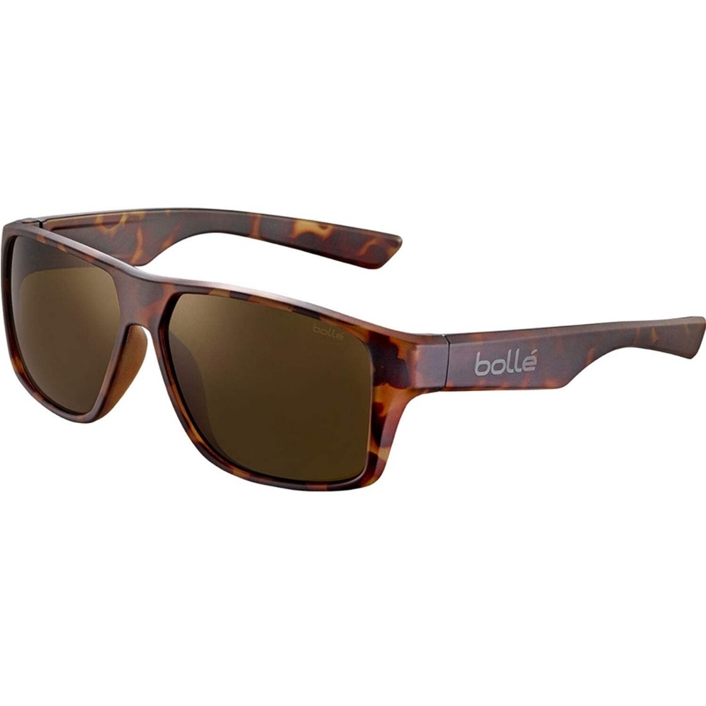 Bollé - BRECKEN, Large Sunglasses, color Tortoise Matte, HD Polarized Axis NEW
